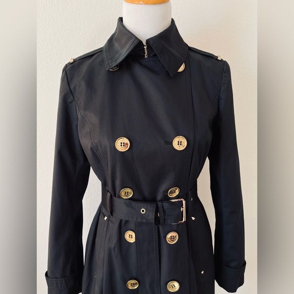 Michael Kors Double Breasted Trench Coat - Picture 3 of 9